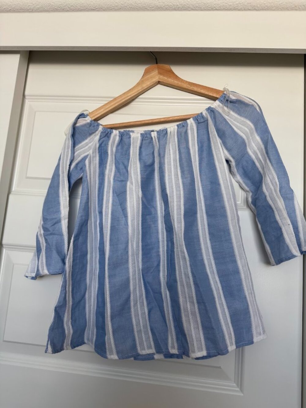 Off the Shoulder Striped Top